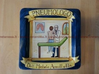 cod.art: re17 - Piatto murale in ceramica personalizzato con mestiere. Ne vorresti uno simile? Invia una richiesta e riceverai il preventivo con le spese di spedizione. 